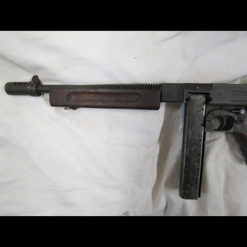 THOMPSON 1928 A1 pistolet-mitrailleur LYMAN neutralisé en France