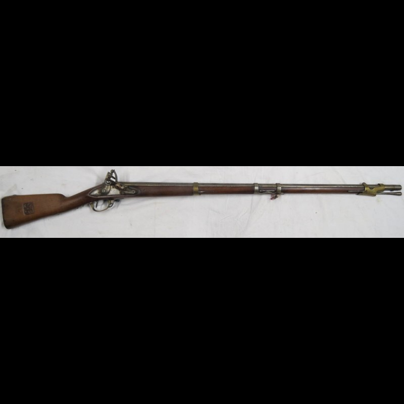 Fusil de Dragon modèle an IX Louis XVI daté 1814